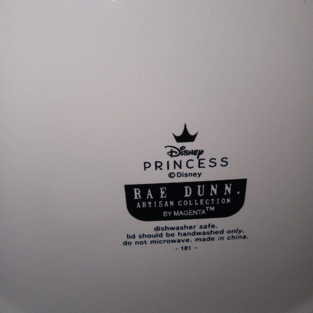 Rae Dunn Disney Collection Bibbidi Bobbidi boo! Cookie Jar Canister NEW - Picture 6 of 9